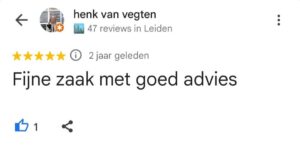 Review Henk van Vegten